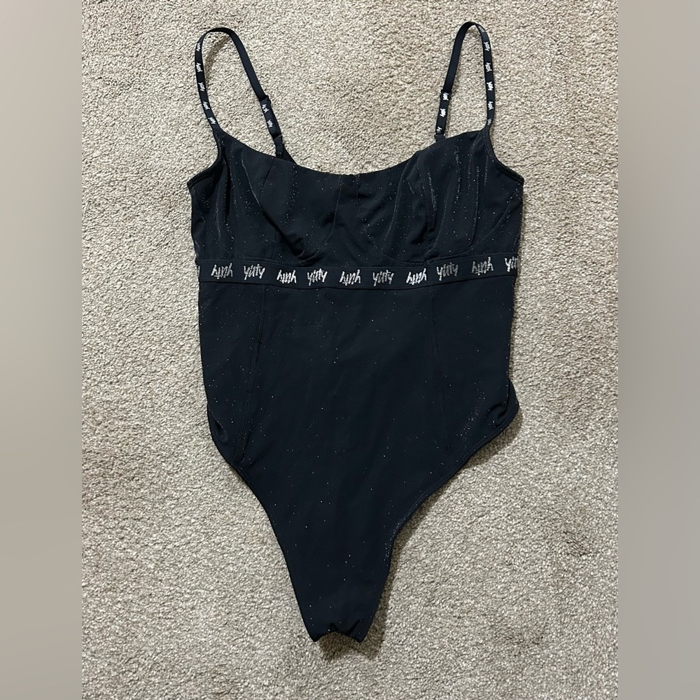 YITTY Black Strappy Bodysuit